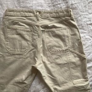 Cream Utility Pants